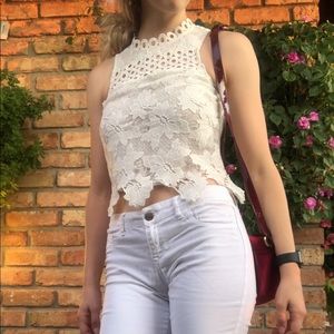 Cute Lace Crop Top